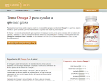 Tablet Screenshot of omega3.dietadelazona.com.mx